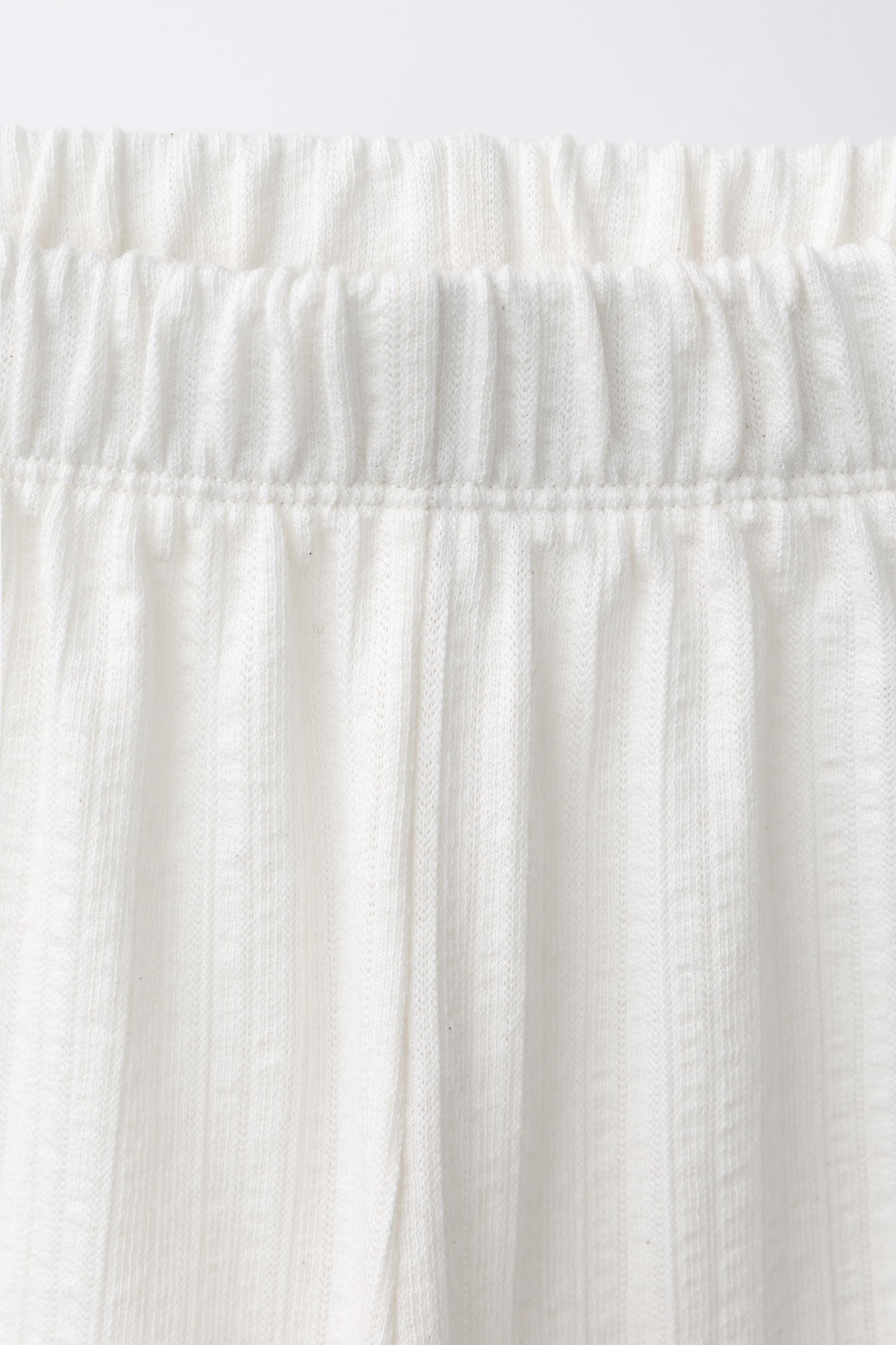 CONTRASTING RIPPLE TEXTURE CULOTTES